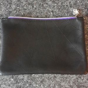 IPSY Black Halloween Spider Glam Bag Makeup Bag
